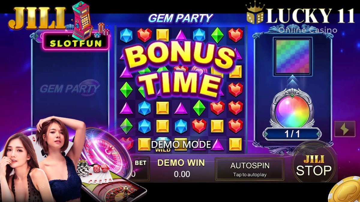 Gem Party, JILI, slots online, festa, prêmios emocionantes